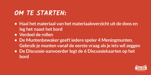 stappen om te starten