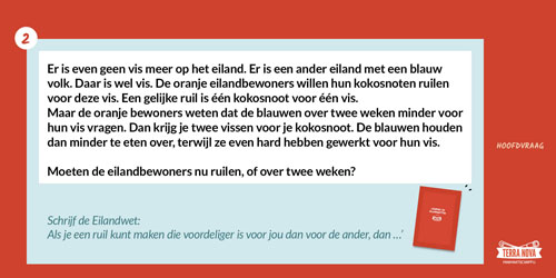 Vraag 2 - Eilandwet schrijven